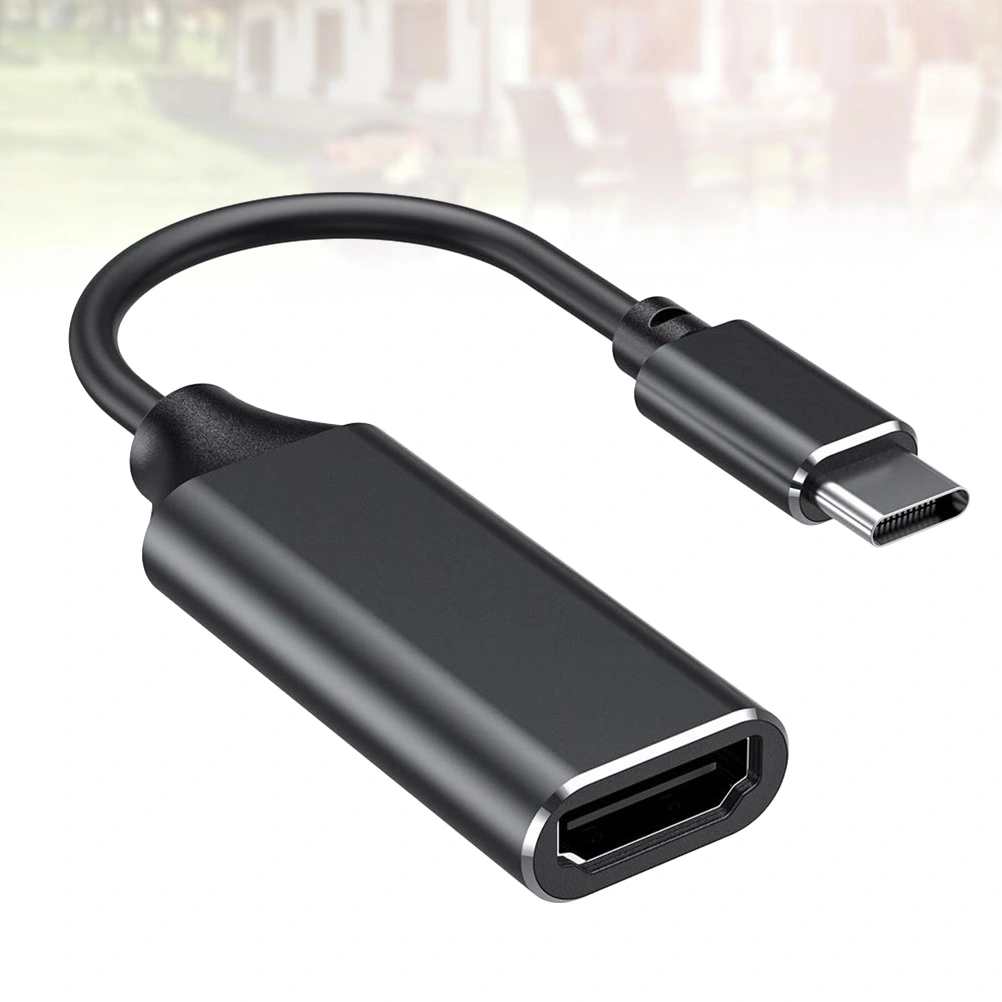 Type c to Cable USB-C To 4K Adapter Conversion Line for Computer Cellphone TV Black