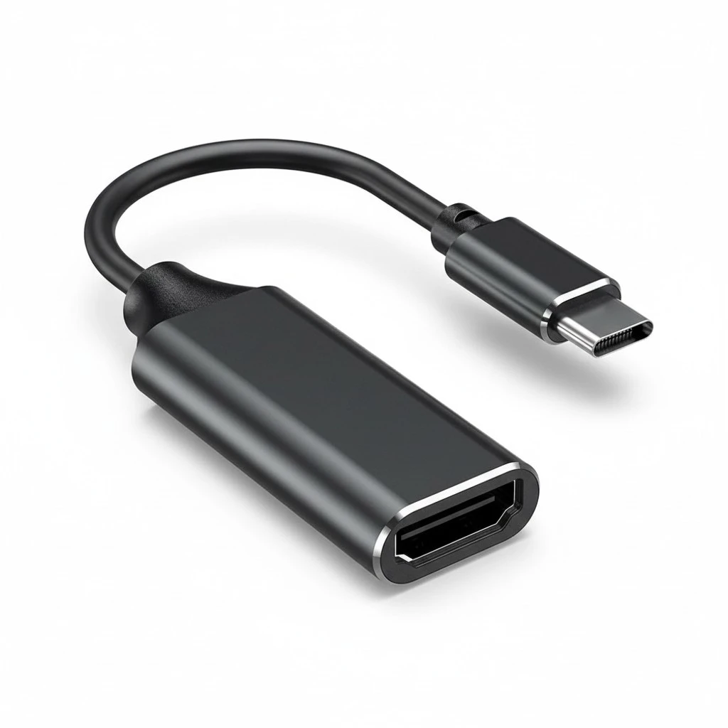 Type c to Cable USB-C To 4K Adapter Conversion Line for Computer Cellphone TV Black