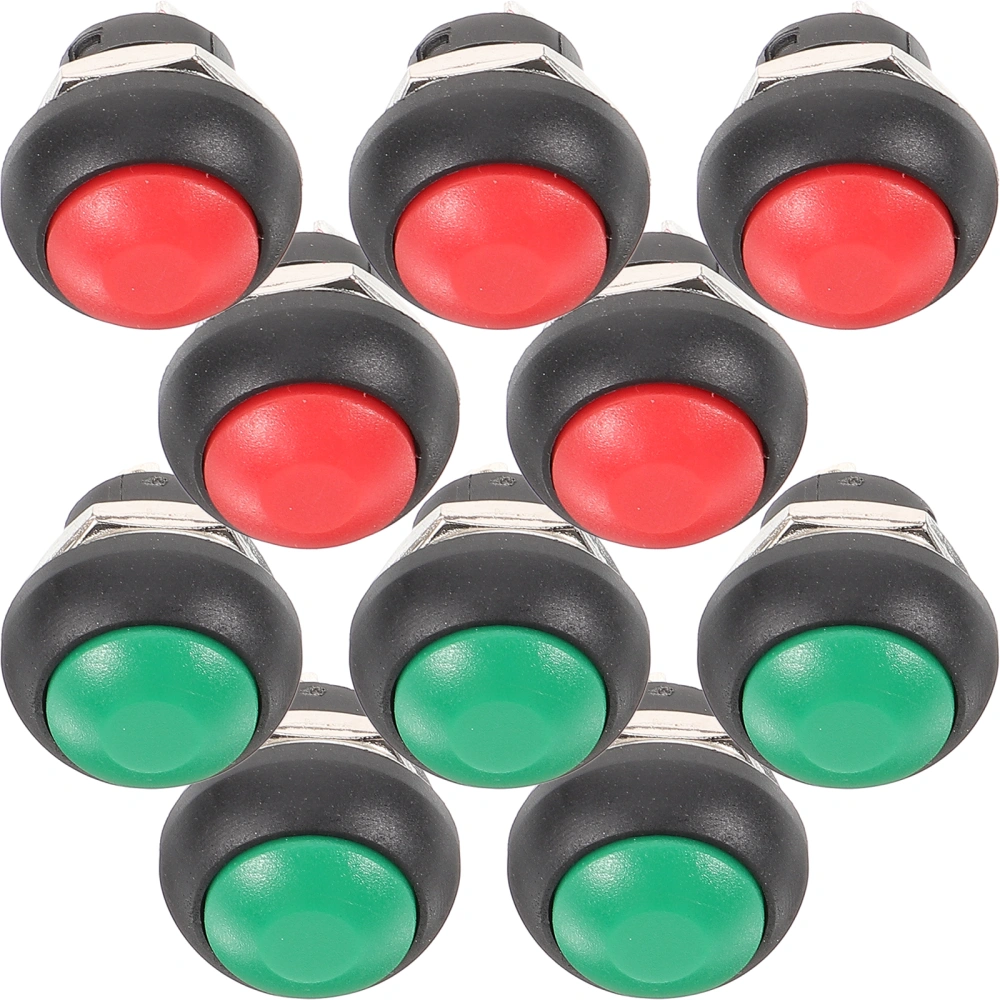 10pcs Doorbell Button Self-resetting Button Door Bell Button Only Accessory