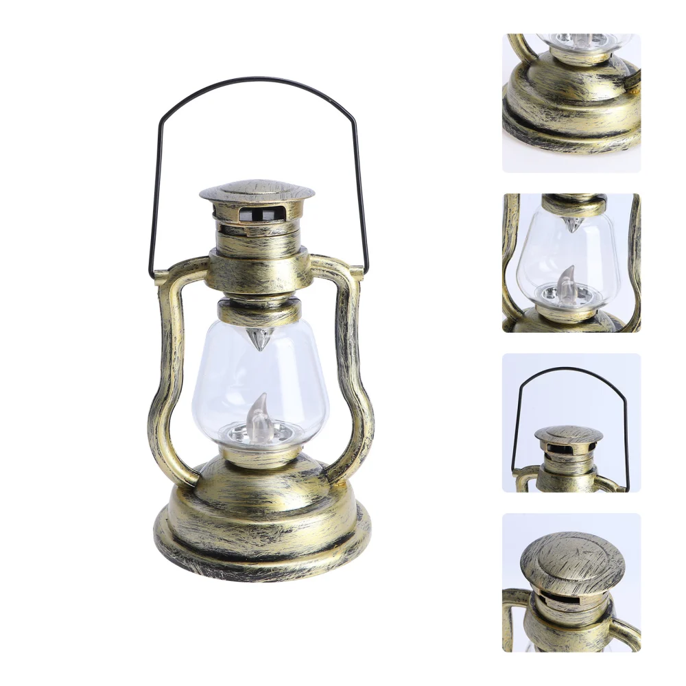 1Pc Creative Retro Kerosene Lamp Decorative Home Night Light Without Battery