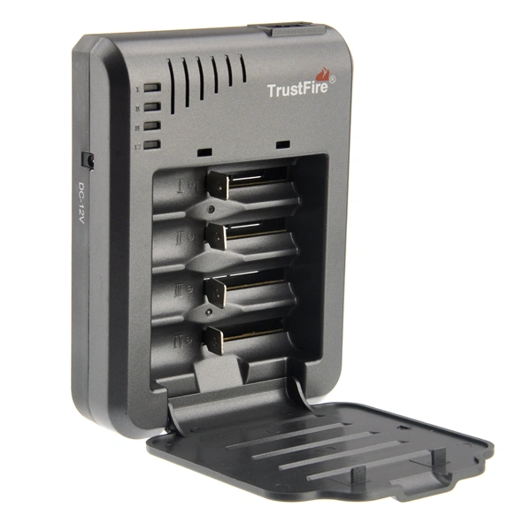 TrustFire TR-003P4 Multifunction Cylindrical Li-ion Battery Fast Charger for 10440 /14500 /16340 /17670 /18500 /18650