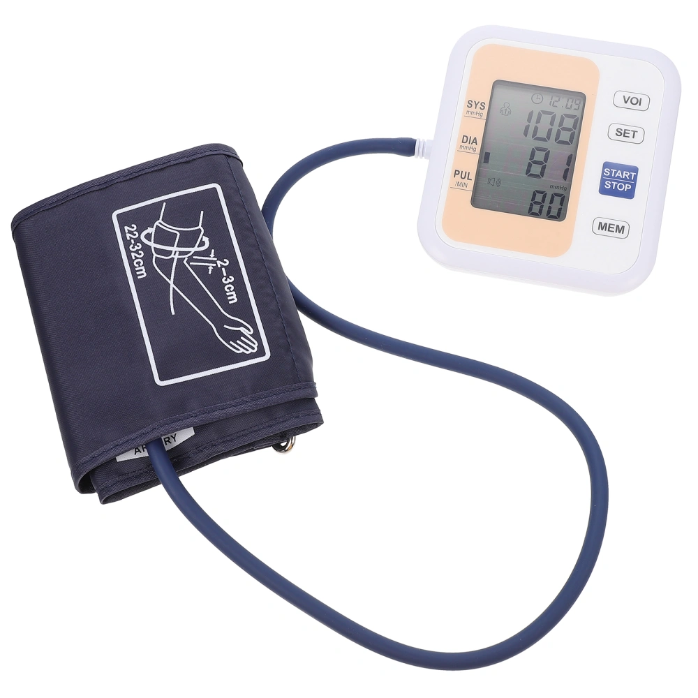 1 Set of Blood Pressure Monitor Upper Arm Sphygmomanometer Home Blood Pressure Machine