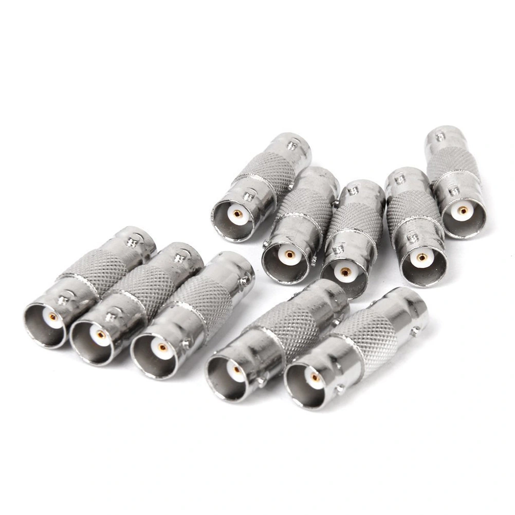 10pcs BNC Female to BNC Female Jack Coaxial Cable Adapter Coupler Converter Connector