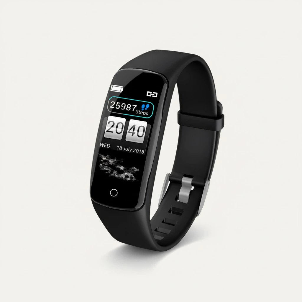 1PC Smart Bracelet Color Screen Sports Smart Watch Heart Rate Blood Pressure Blood Oxygen Monitoring Bracelet Waterproof Dustproof Smart Watch Multi-purpose Smart Wrist Watch Large Screen Sports Bracelet Stylish Cool Smart Watch for Women (Black)