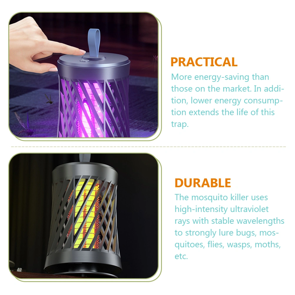Electronic Mosquito Zapper USB Powered Bug Light Indoor Mosquito Repellent Lamp