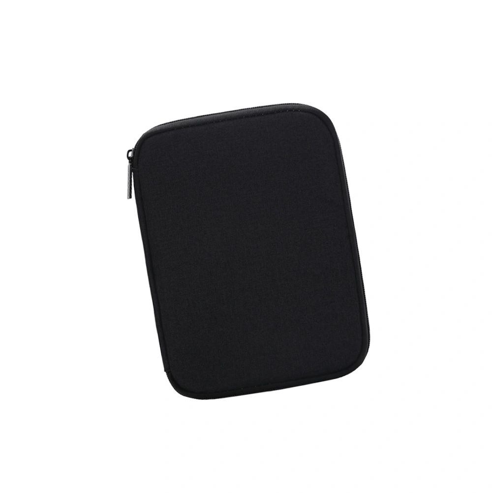 Digital Accessories Storage Bag Multifunction Electronics Protection Organizer Carrying Case for Cables Earphone Power Bank (Double-layer, Large Size, Black)