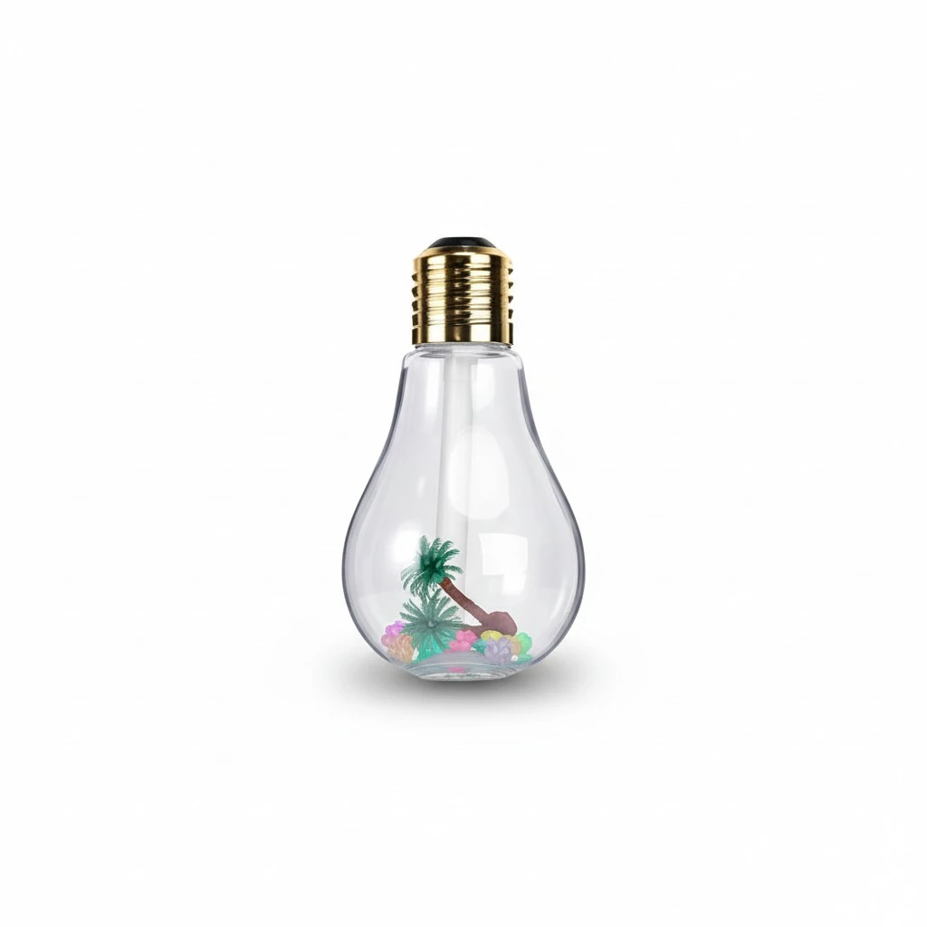 Bulb Humidifier Humidifier Aromatherapy Atomizer Mini USB Humidifier for Home Office Living Room (Golden Mist Surface)