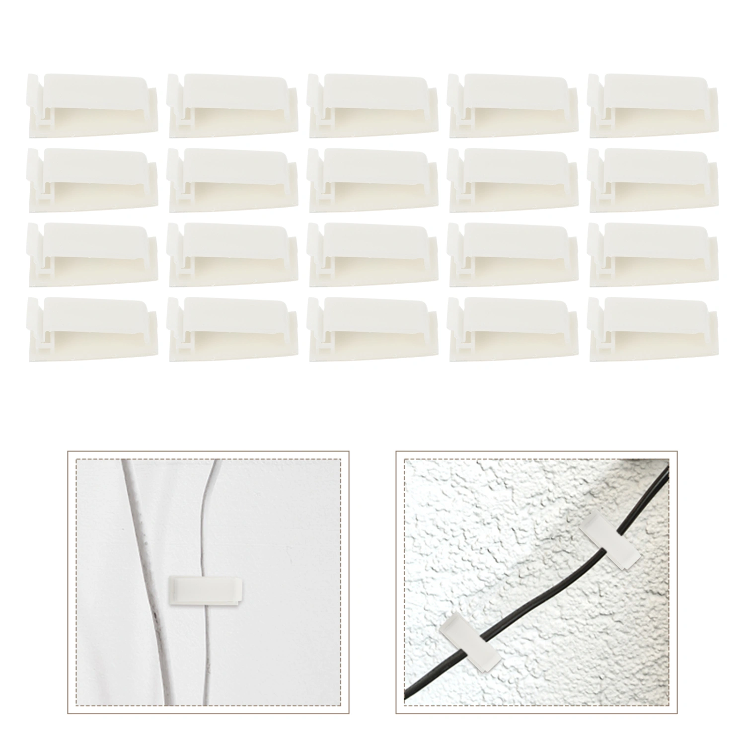 20pcs Cord Keeper Headphone Cord Organizer Cable Management Wire Organizer