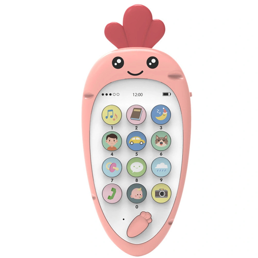 1 Set Lovely Smart Phone Toy Bilingual Phone Toy Multinational Educational Toy