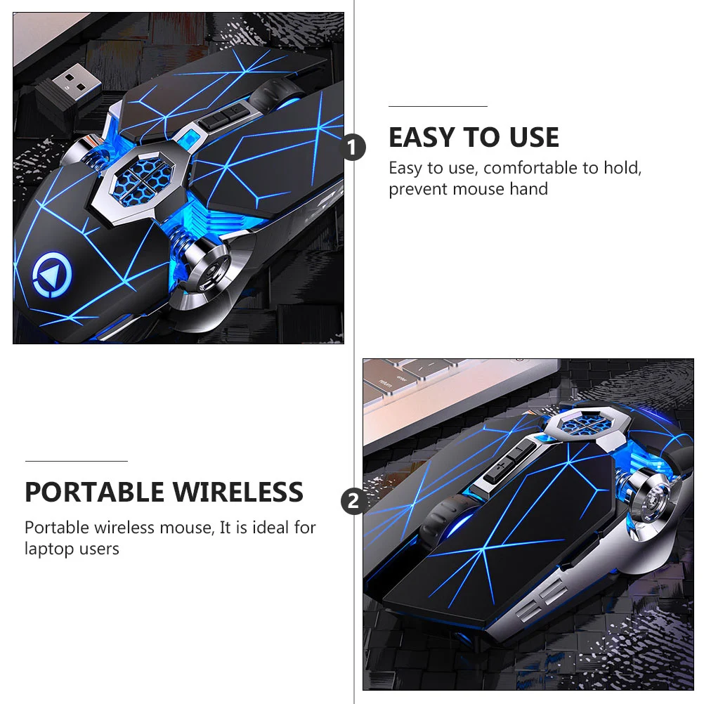 Fashion Mouse Cordless USB Receiver PC Computer Wireless Mouse Gaming Mouse