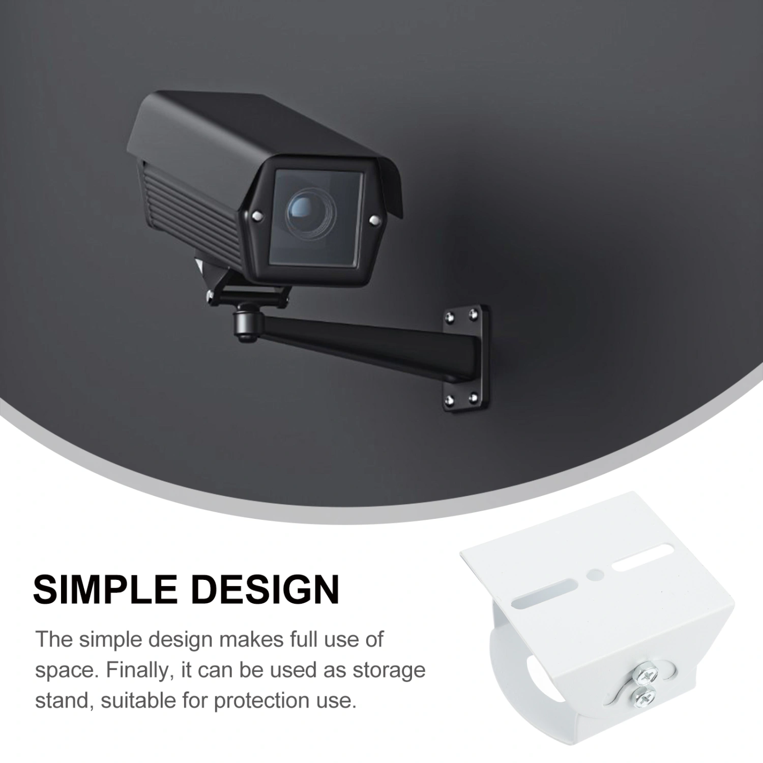 Surveillance Camera Storage Bracket Surveillance Camera Holder for Protection