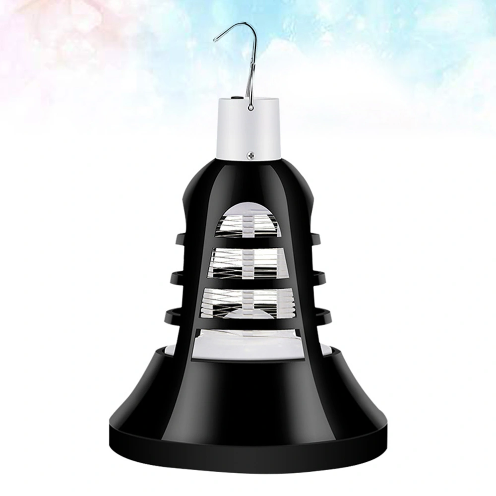 1pc Outdoor LED Electric Type Mosquito Killer Lamp Night Light for Camping Picnic (5V Black)