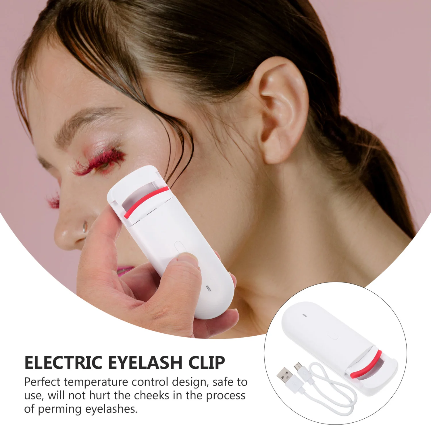 Eyelash Curling Tool Eyelash Perming Tool Electric Eyelash Curler Chargeable Eyelash Curler