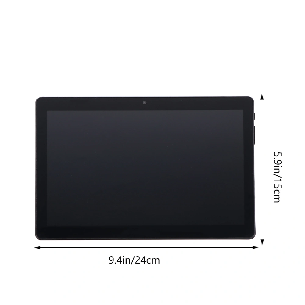 10.1 Inches Dual SIM 2G/3G Calling Tablet PS Screen Tablet Practical GPS Tablet with US Plug (Black)