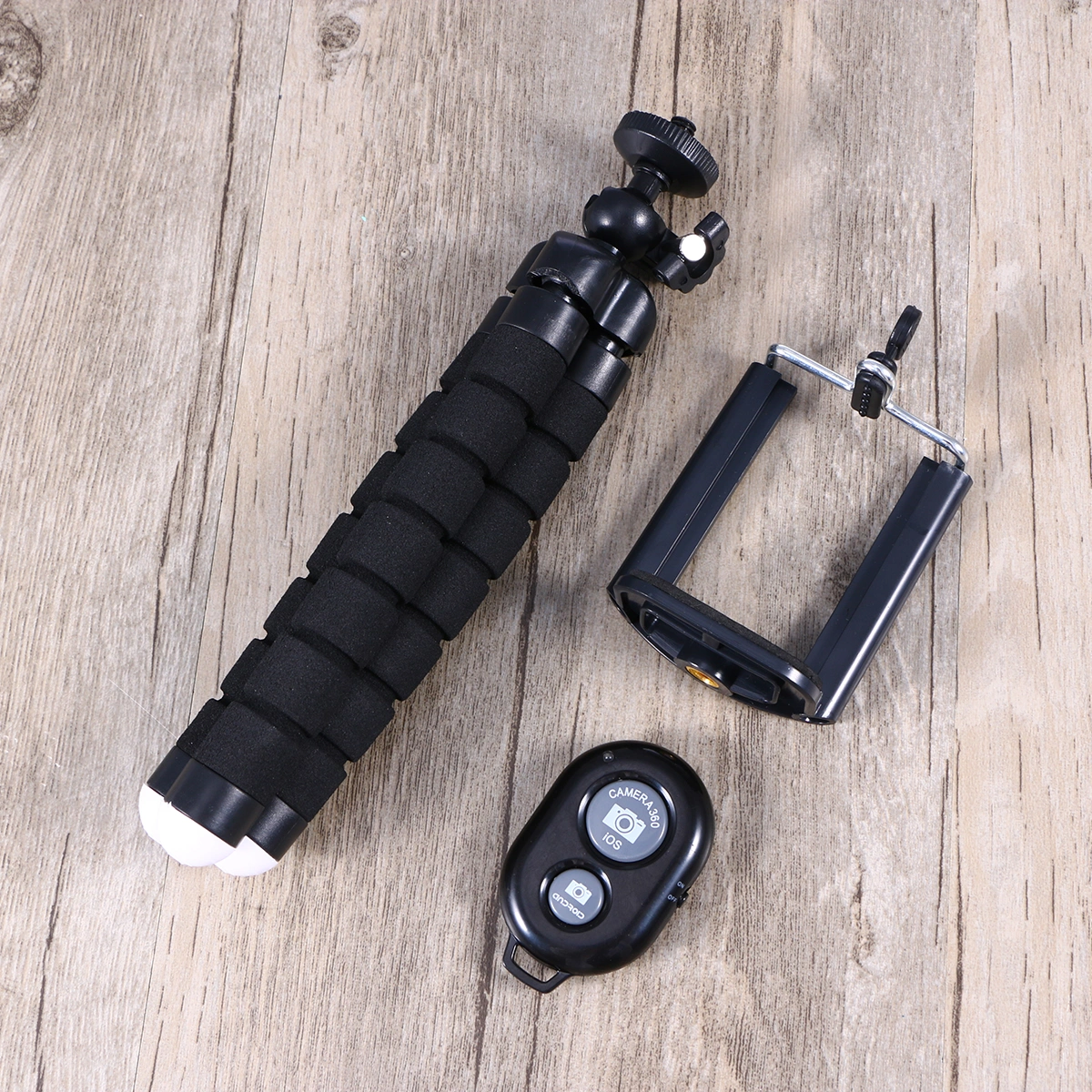 Phone Tripod Adjustable and Flexible Cell Phone Holder Stand Selfie Stick with Remote Shutter