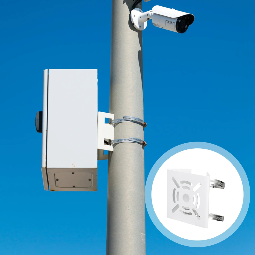 Monitoring Camera Iron Bracket Utility Pole Bracket Replacements Column Holder