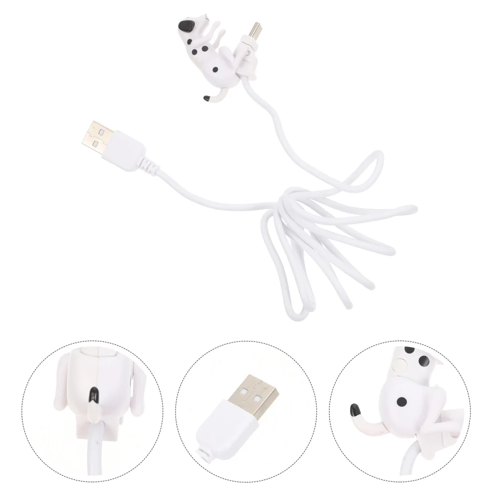 Charging Cables Funny Dog Type-c Charging Adapter Durable Charging Line Phone Charging Line