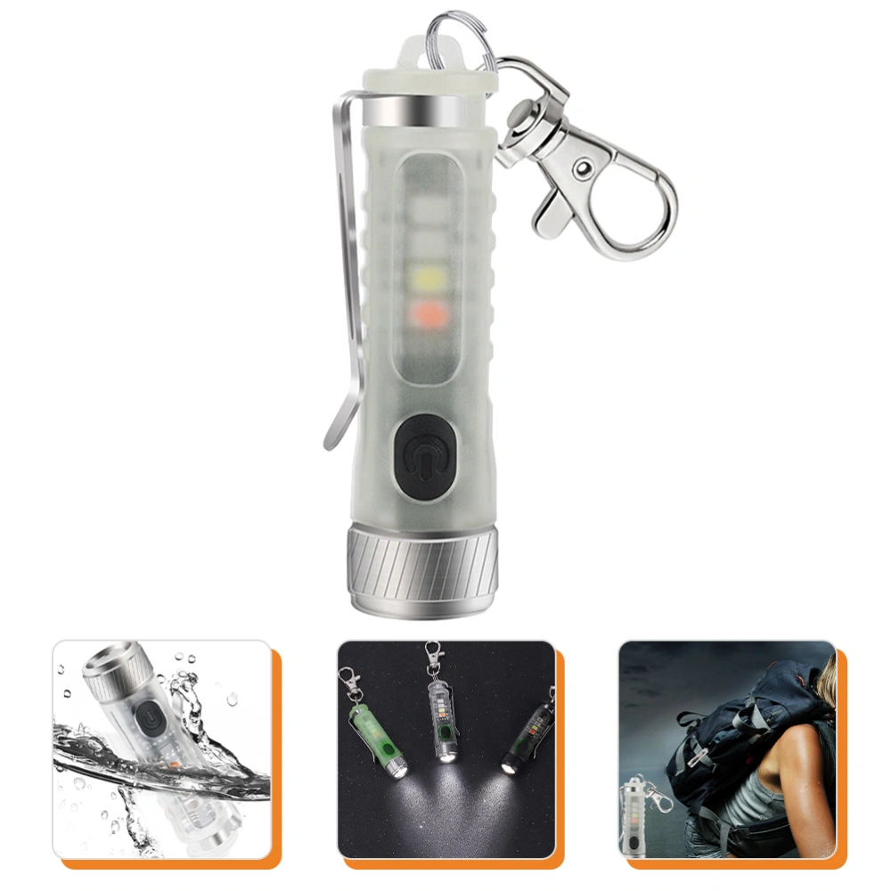 Mini Flashlight Keychain Adjustable Led Keychain Light Outdoor Torchlight