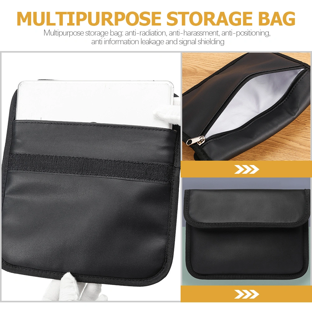 Faraday Bag 8 Inch Signal Jamming Device Antitheft Bag For Smartphone Tablet