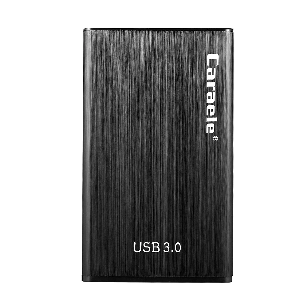 1pc High USB3.0 Mobile Hard Disk Transmission Hard-disk Portable Thin Hard Disk (Black 500BG)