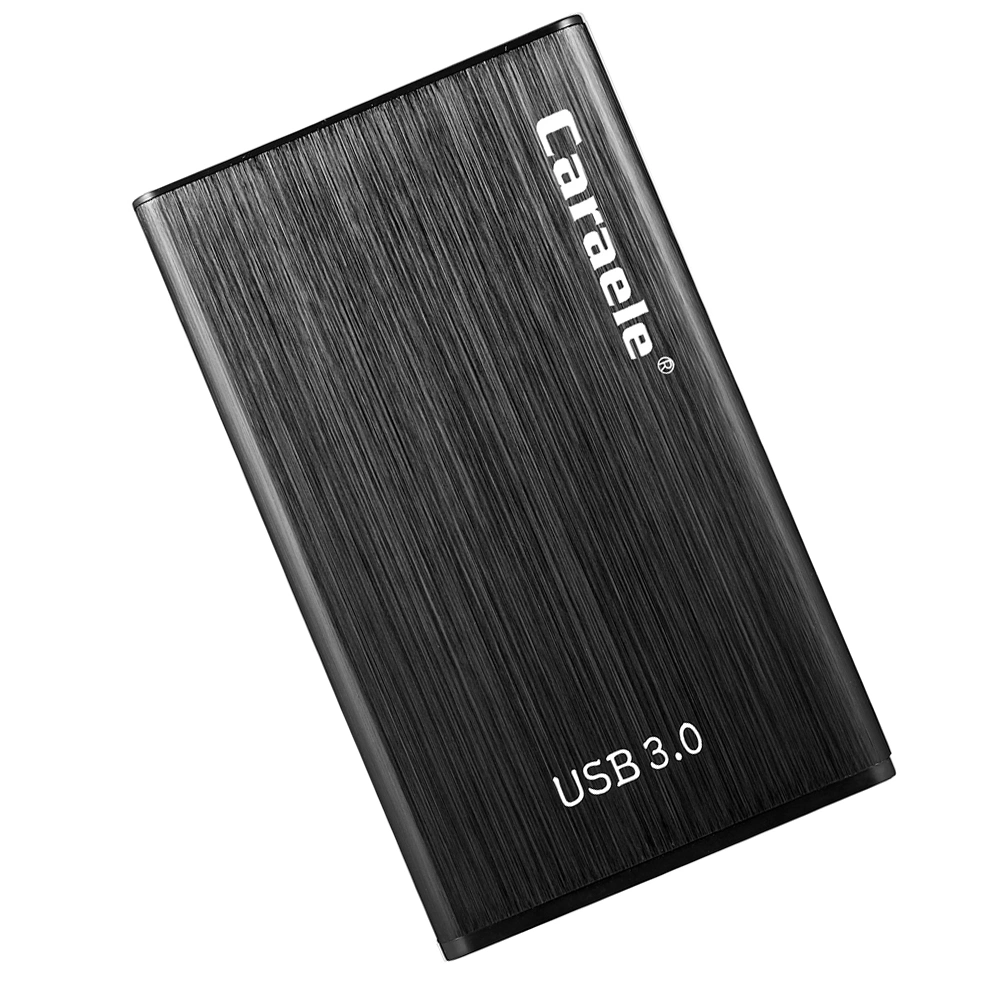 1pc High USB3.0 Mobile Hard Disk Transmission Hard-disk Portable Thin Hard Disk (Black 500BG)