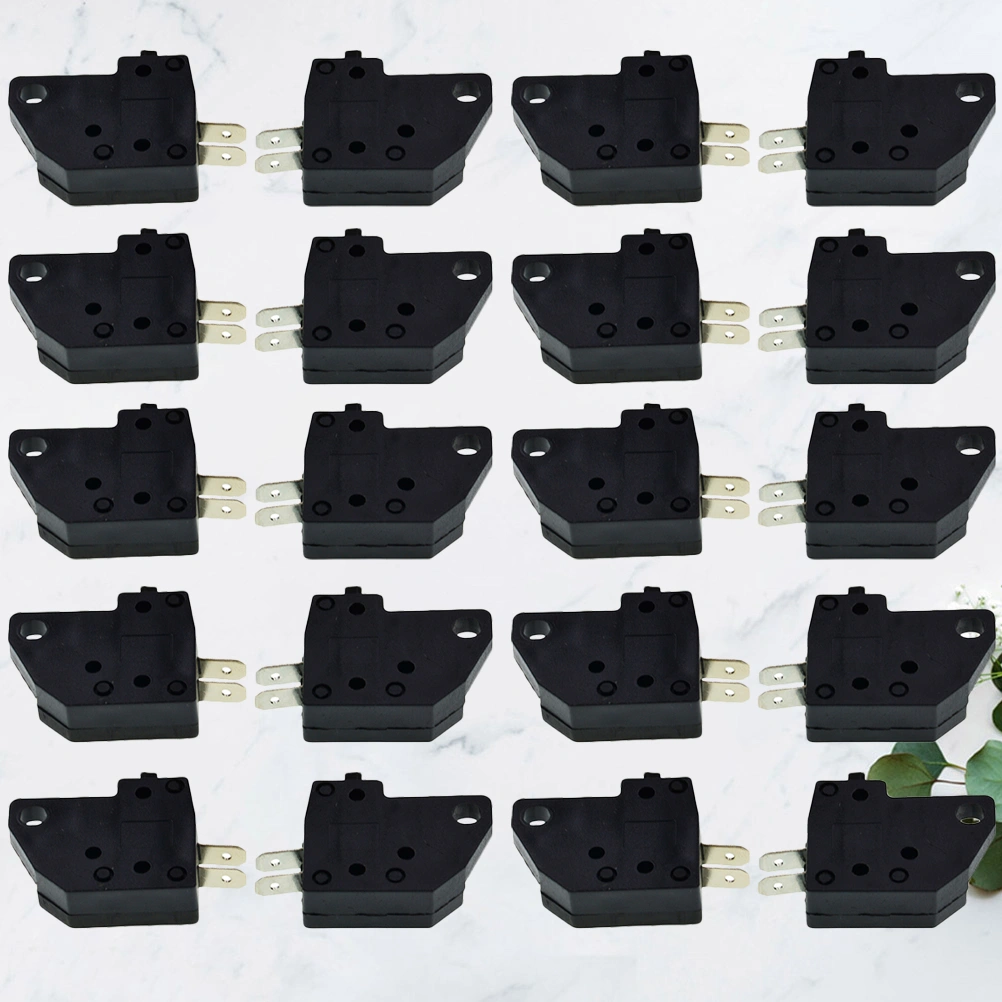 20pcs Motorbike Brake Switches Motorbike Disc Brake Switches Electrocar Right Left Outage Switches (Right, Left, Each Style for 10pcs)