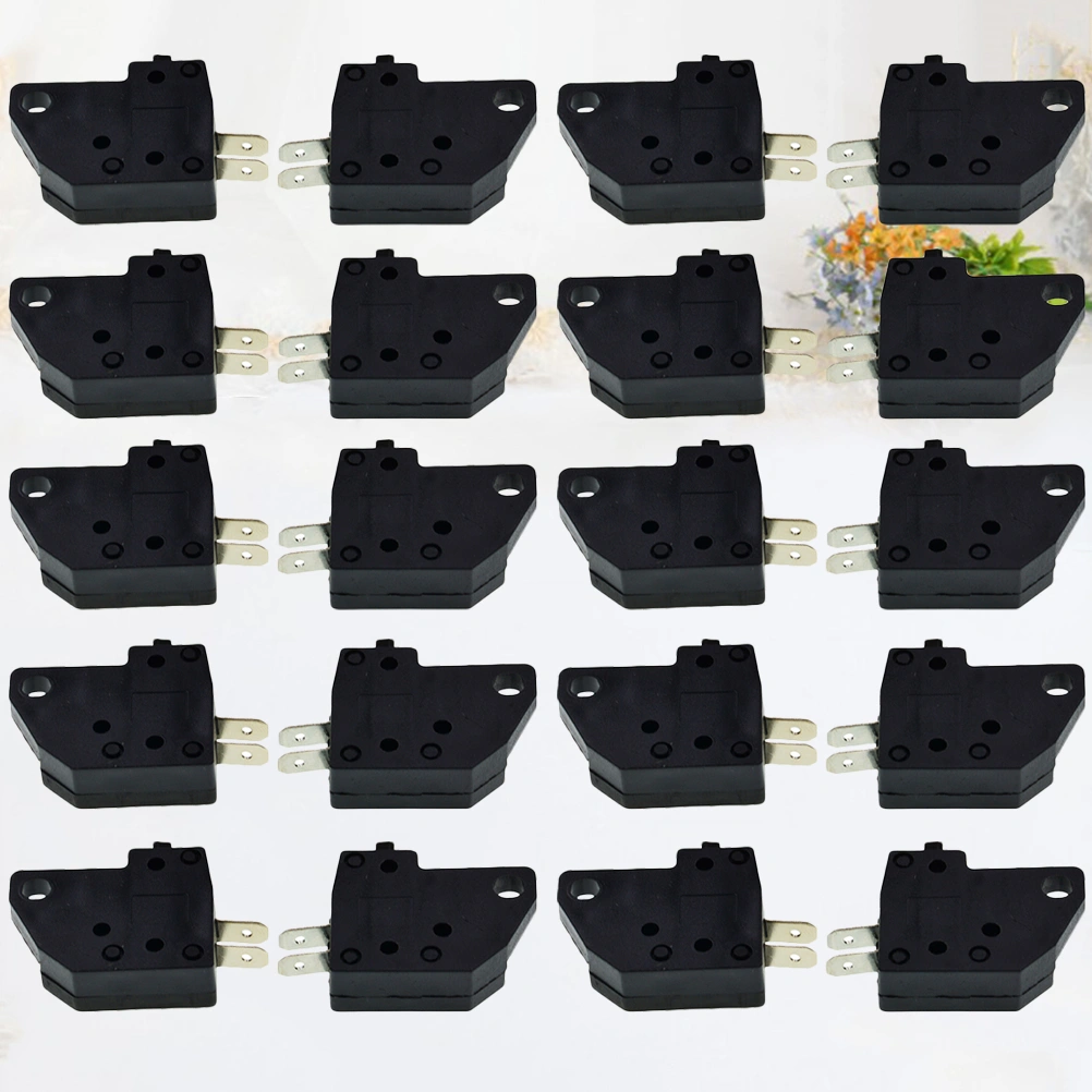 20pcs Motorbike Brake Switches Motorbike Disc Brake Switches Electrocar Right Left Outage Switches (Right, Left, Each Style for 10pcs)