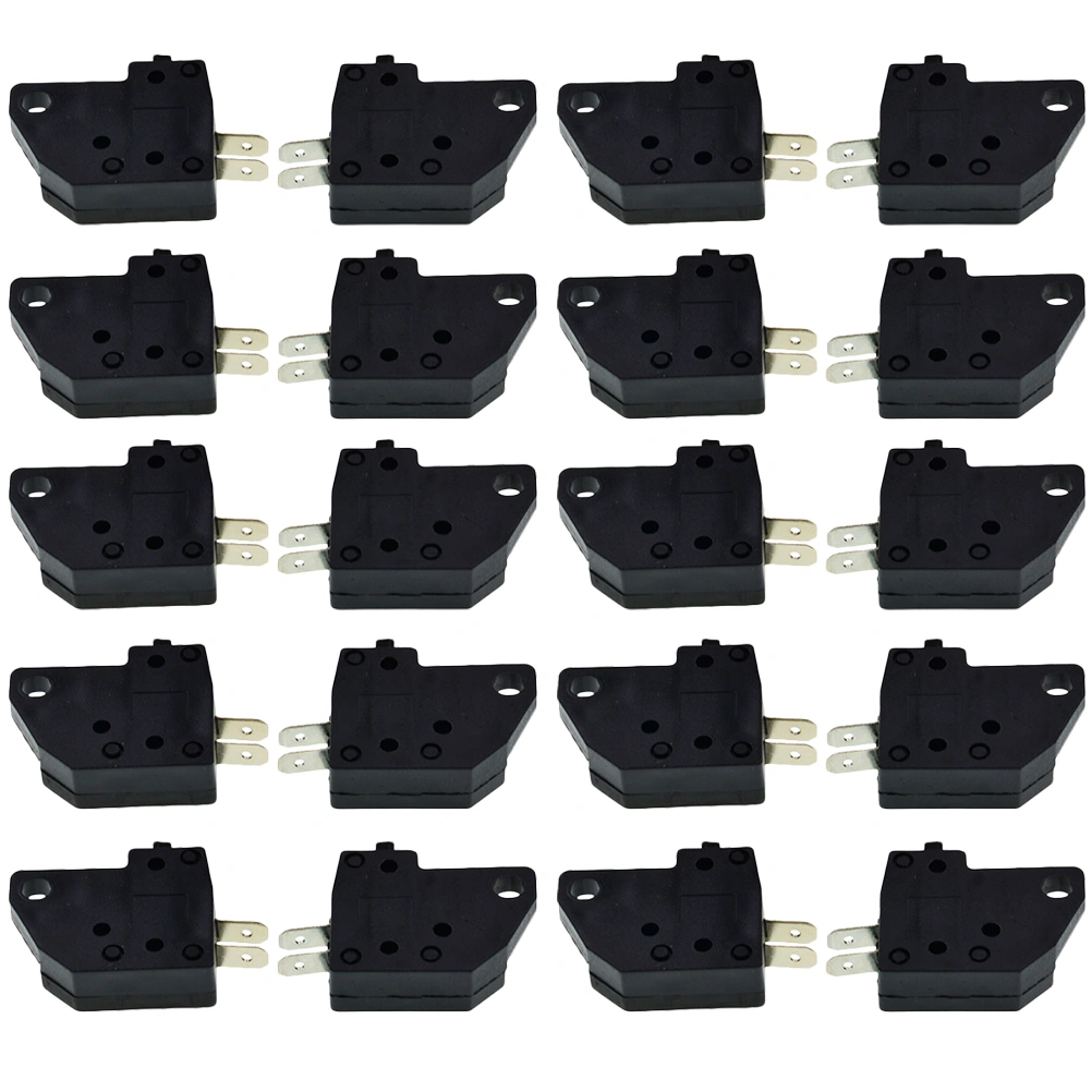 20pcs Motorbike Brake Switches Motorbike Disc Brake Switches Electrocar Right Left Outage Switches (Right, Left, Each Style for 10pcs)