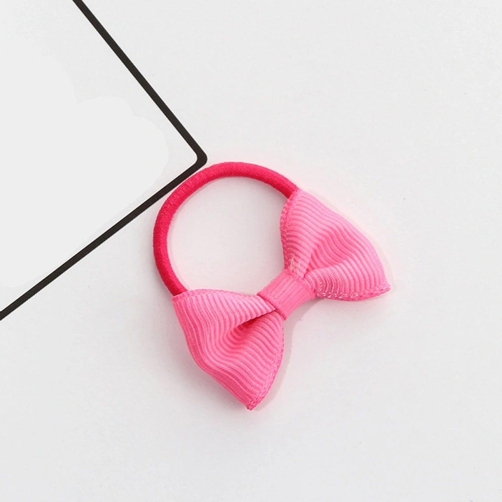 14Pcs Girl's Bowknot Hair Rope Ponytail Holder Elastic Hair Ties for Kids Baby Girls