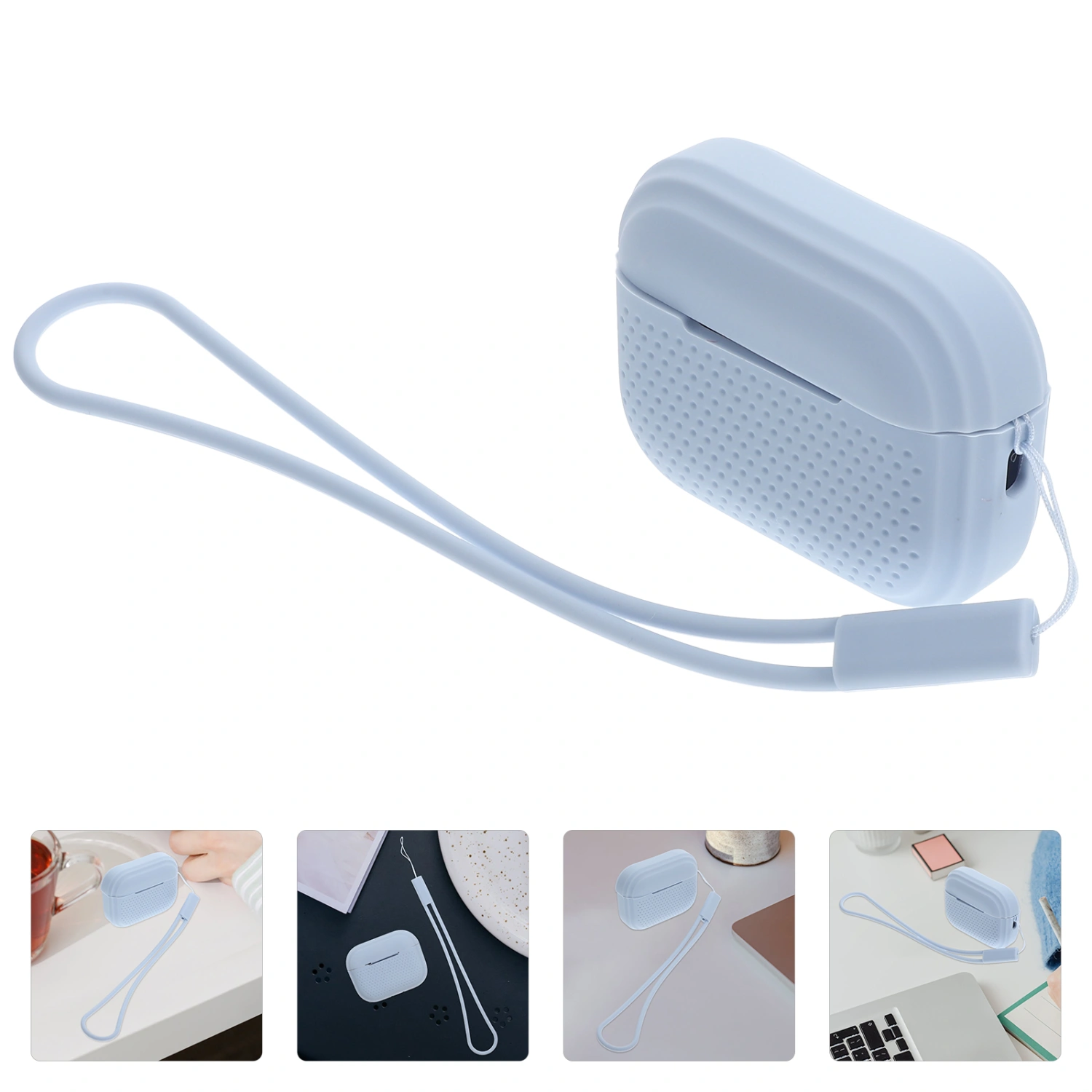 Pure Color Wireless Earbud Protector Earphone Cover Earbuds Box Compatible With Airpods Pro 2