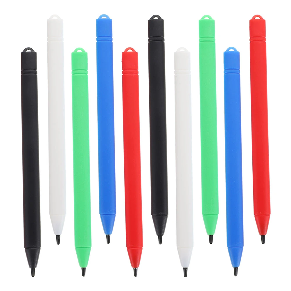 10pcs Replacement Stylus Drawing Pen Lanyard Hole Design LCD Stylus Pens