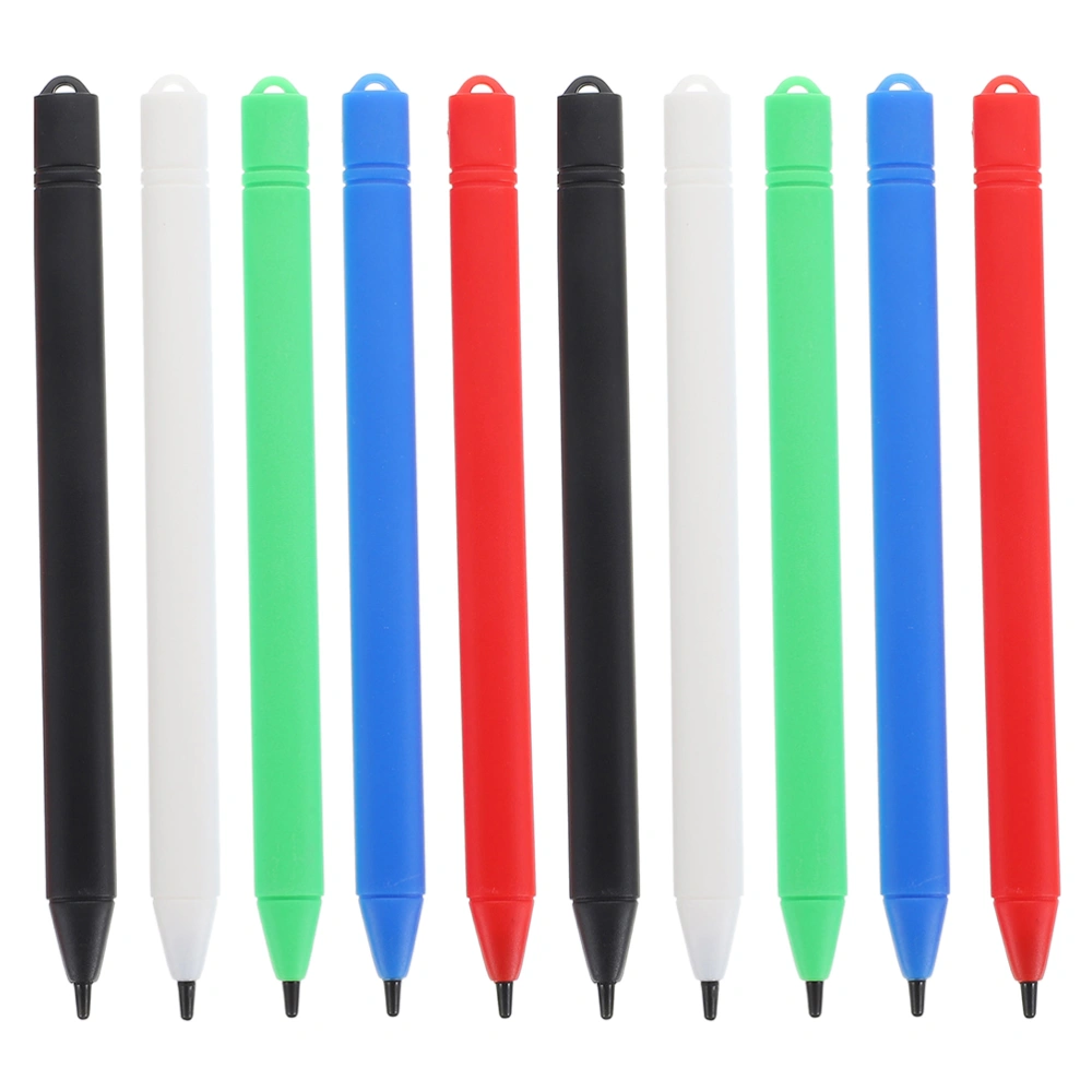 10pcs Replacement Stylus Drawing Pen Lanyard Hole Design LCD Stylus Pens