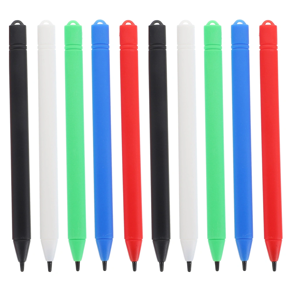 10pcs Replacement Stylus Drawing Pen Lanyard Hole Design LCD Stylus Pens