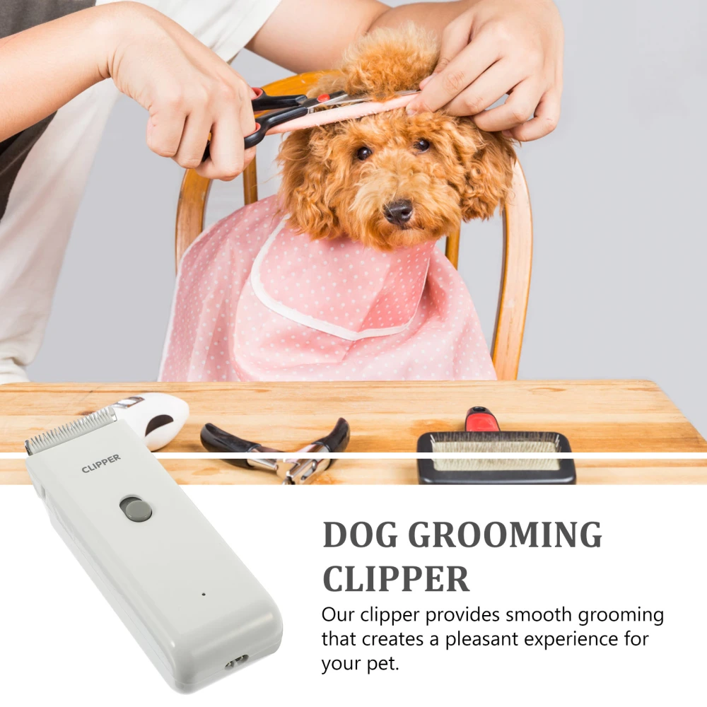 1 Set Professional Pet Hair Clipper Dog Cat Electric Hair Trimmer Haircut Tool