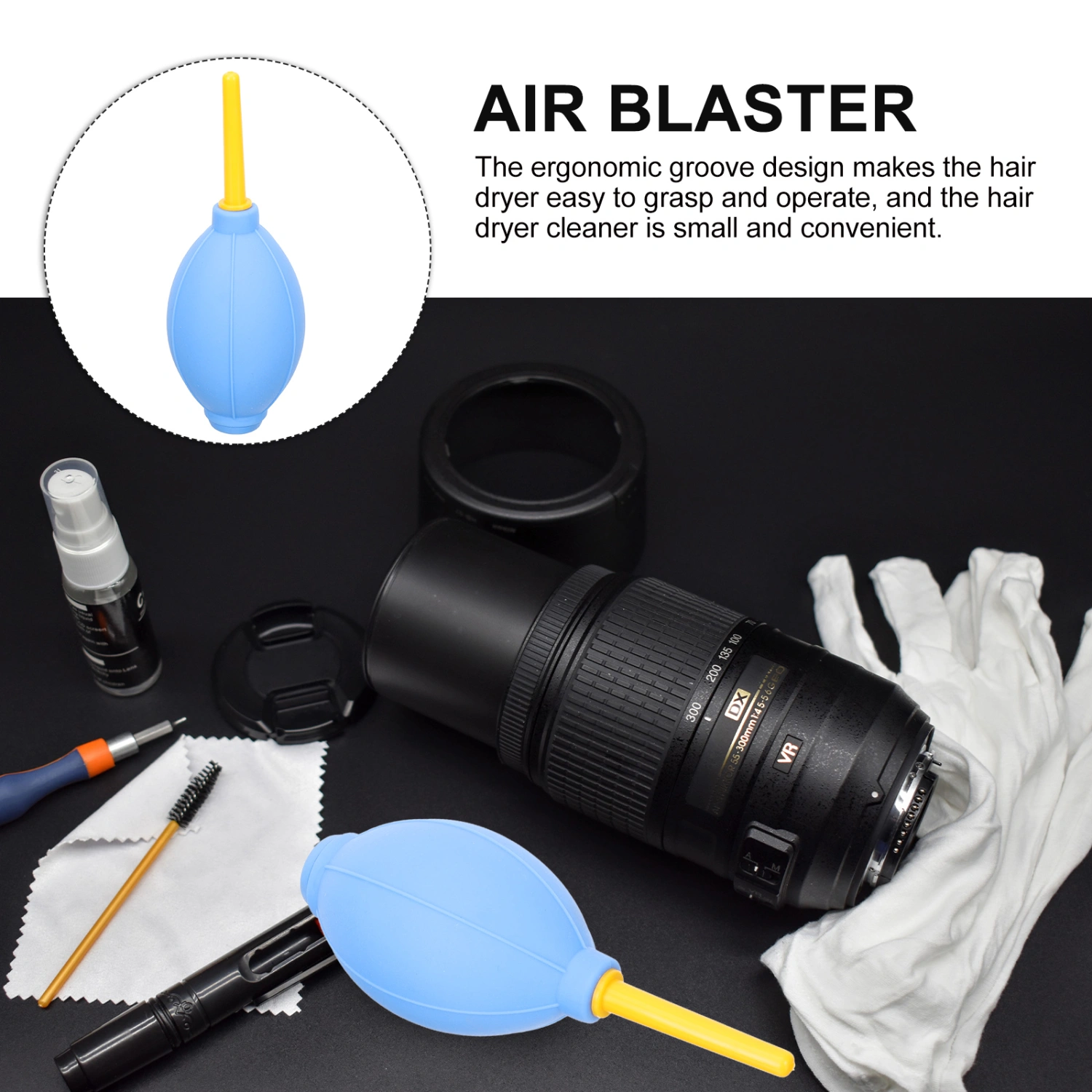 3pcs Air Blaster Camera Air Blower PC Dust Cleaner Camera Cleaning Blower Supply