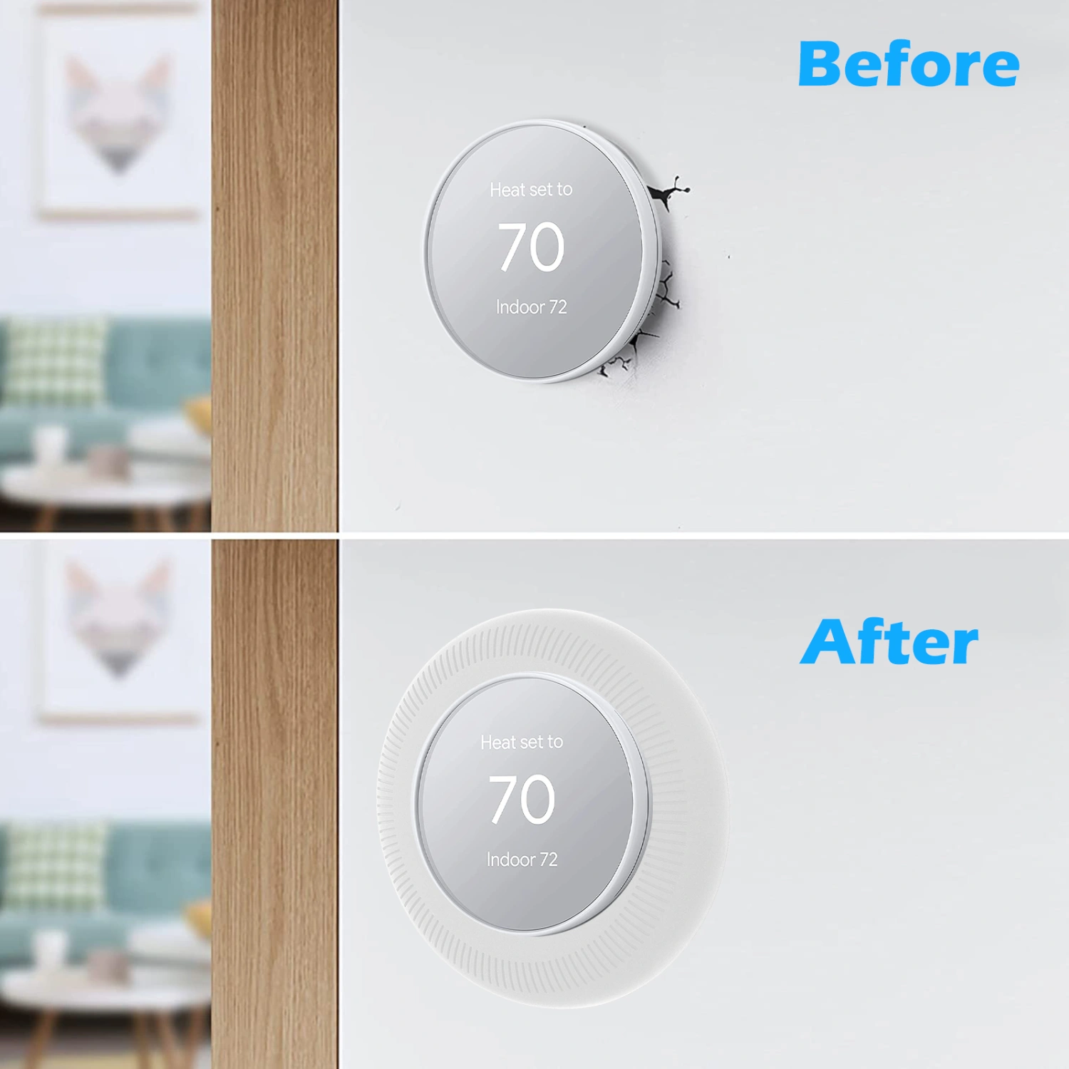 Thermostat Wall Plate Compatible For Nest Thermostat Wifi Thermostat Supply