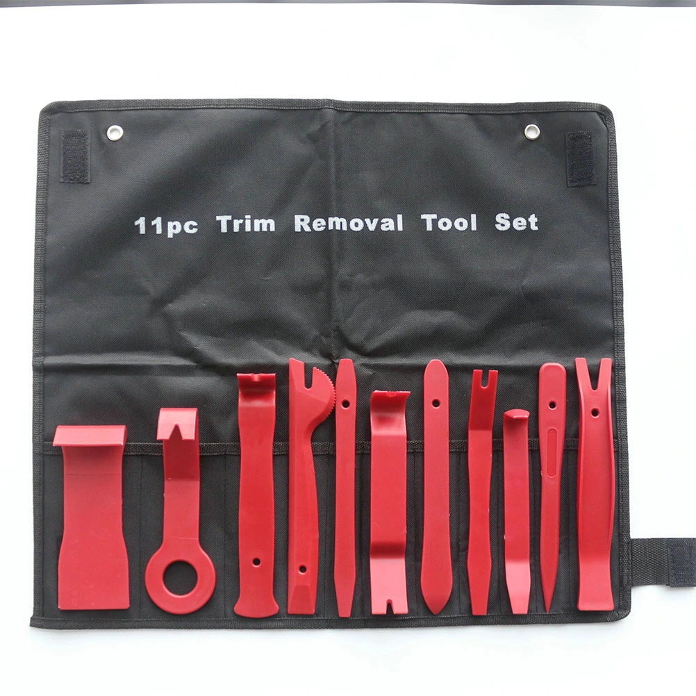 1Set 11Pcs Installation Tool for On-car Sound System Uninstall Tool Kit for Speakers on Automobiles Auto Repairing Accessories (Red)