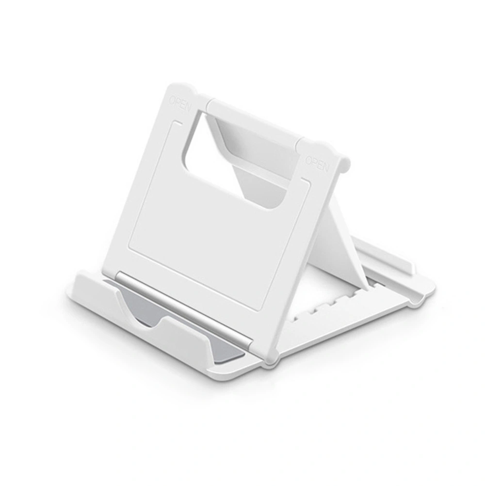 Folding Phone Holder Multiple Angle Adjustable Stand for Cellphone Tablet E-Reader (Random Color)