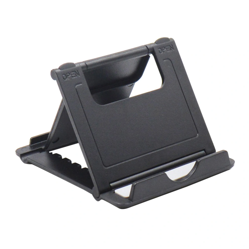 Folding Phone Holder Multiple Angle Adjustable Stand for Cellphone Tablet E-Reader (Random Color)