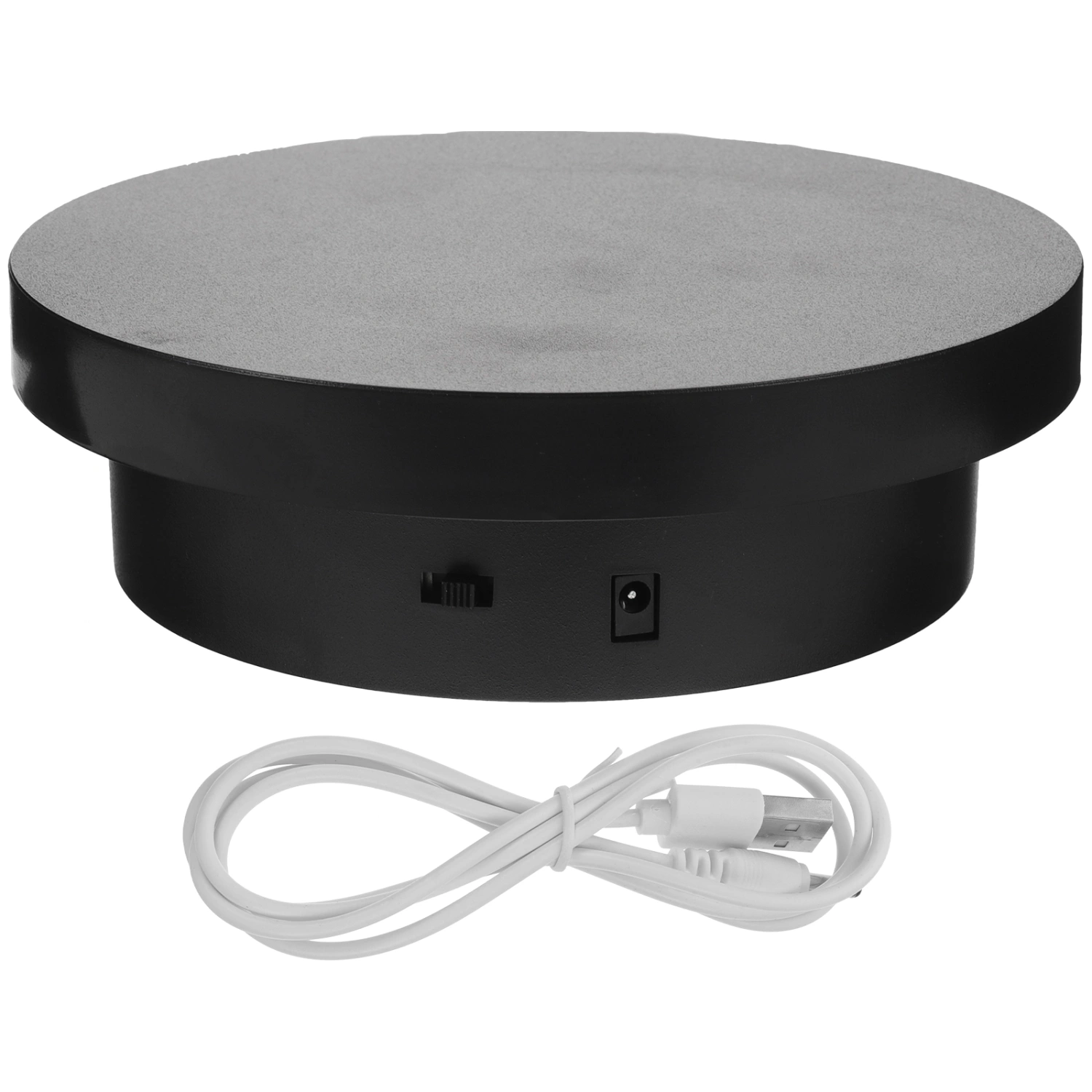 Automatic Rotating Display Stand Collection Showcase Turntable 360 Degree Jewelry Display Holder