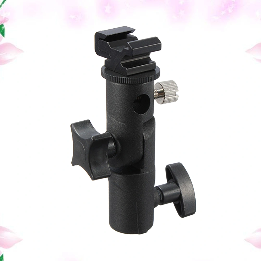 2PCS E Shape Metal Flash Lamp Holder Bracket Flash Multipurpose Bracket