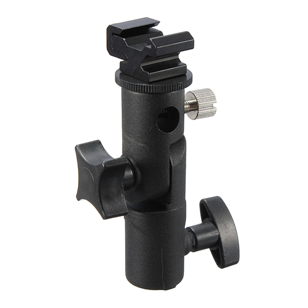 2PCS E Shape Metal Flash Lamp Holder Bracket Flash Multipurpose Bracket