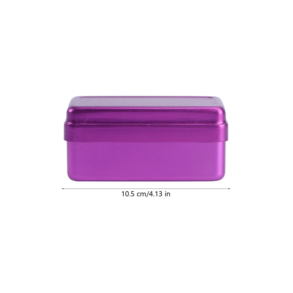 1pc 72 Hole Aluminium Autoclave Sterilizer Case Dental Disinfection Holder Box for Oral Care Tools (Purple)