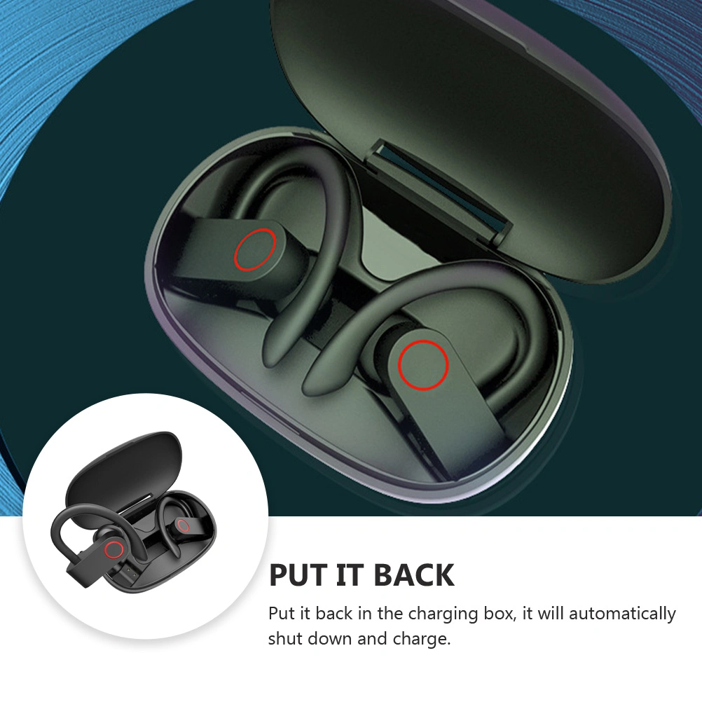 1 Set Wireless Earphone Ear Hanging Type Ultra-long Standby Time Earphone