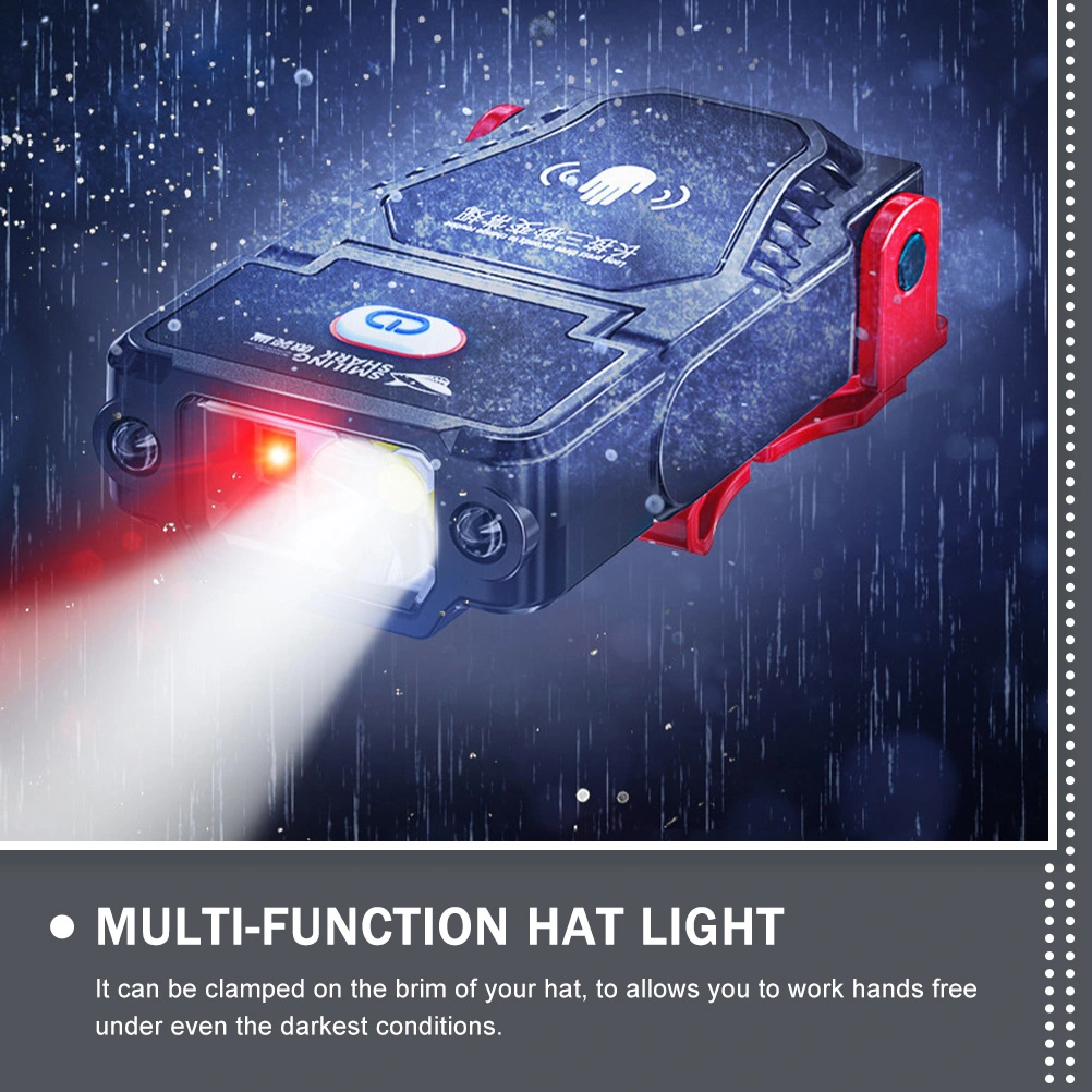 Outdoor Head Lamp Professional Hat Clip Light Multi-function Hat Light Outdoor Accessory
