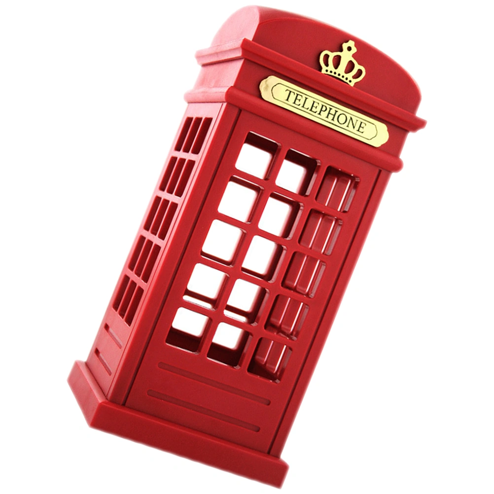 Unique Telephone Booth Table Lamp Bedroom Touch Control Nightlight Decorative Vintage Desktop Lamp