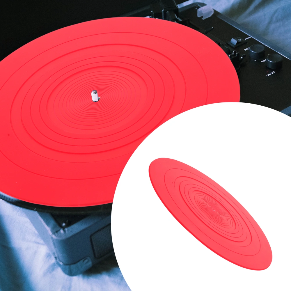 Vinyl Record Silicone Mat Disc Protective Pad Home Turntable Accessory