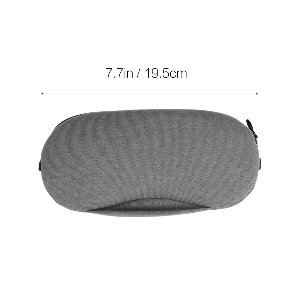 USB Steam Eye Mask Blindfold Hot Compress Eye Shield for Relieving Insomnia Dry Eye Fatigue (Gray, Fragrance Free)