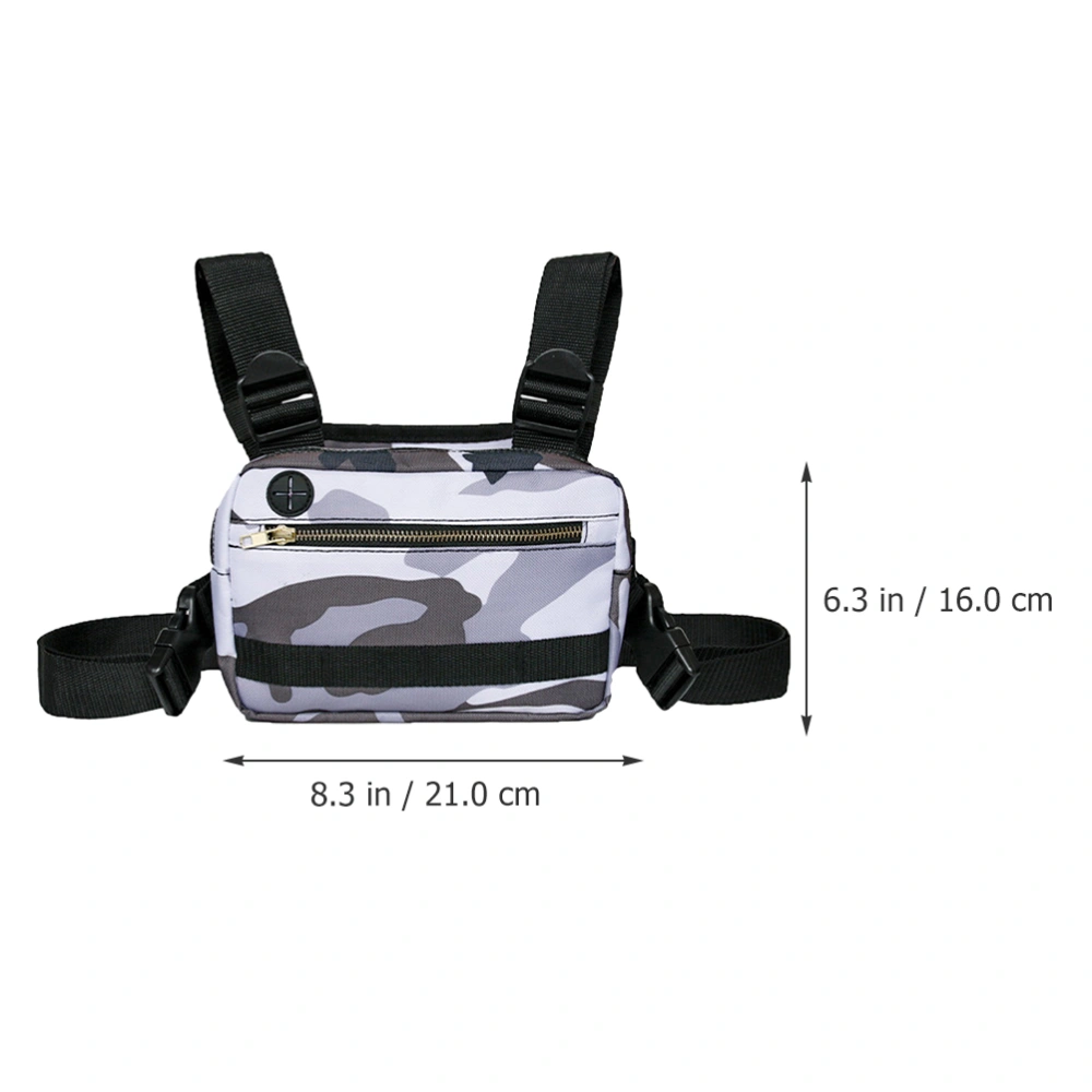 Versatile Cross-Body Backpack Creative Chest Bag Stylish Chest Pouch for Outdoor