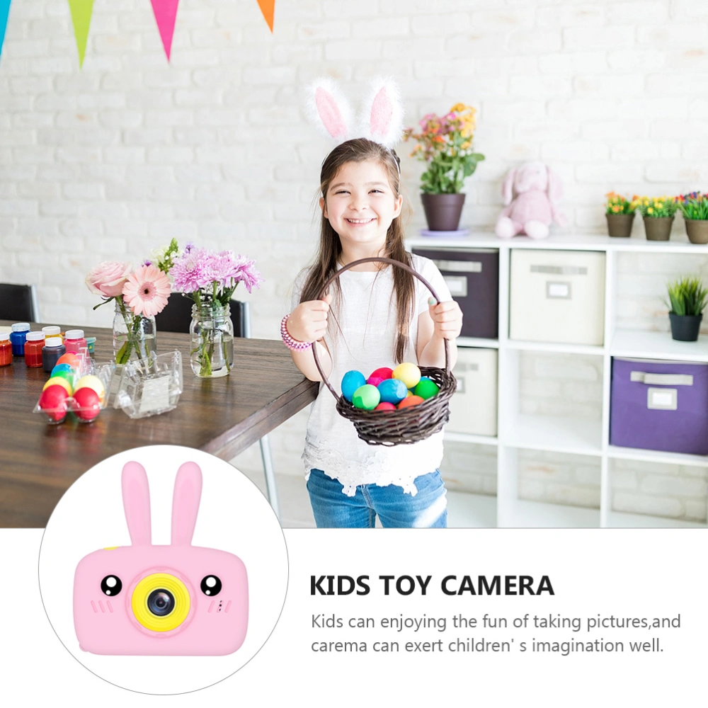 Rabbit Design Kids Mini Digital Camera Portable Cartoon Kids Camera Mini Toy